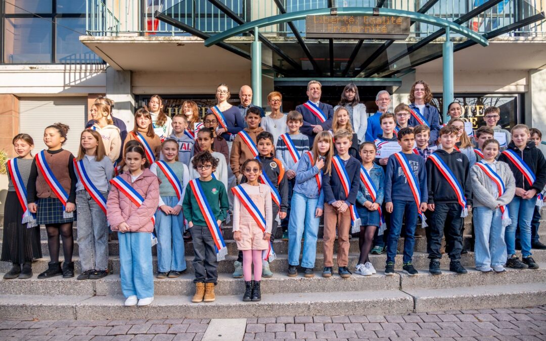 Les élus ont leurs écharpes !