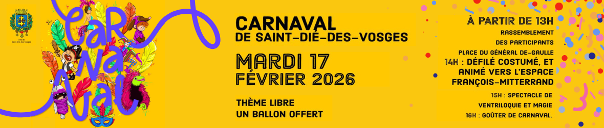 bannière carnaval 2026