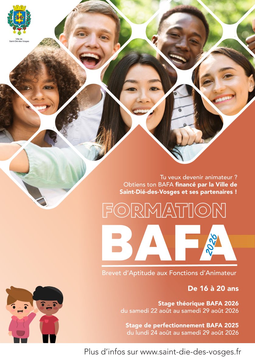 affiche formation bafa 2026