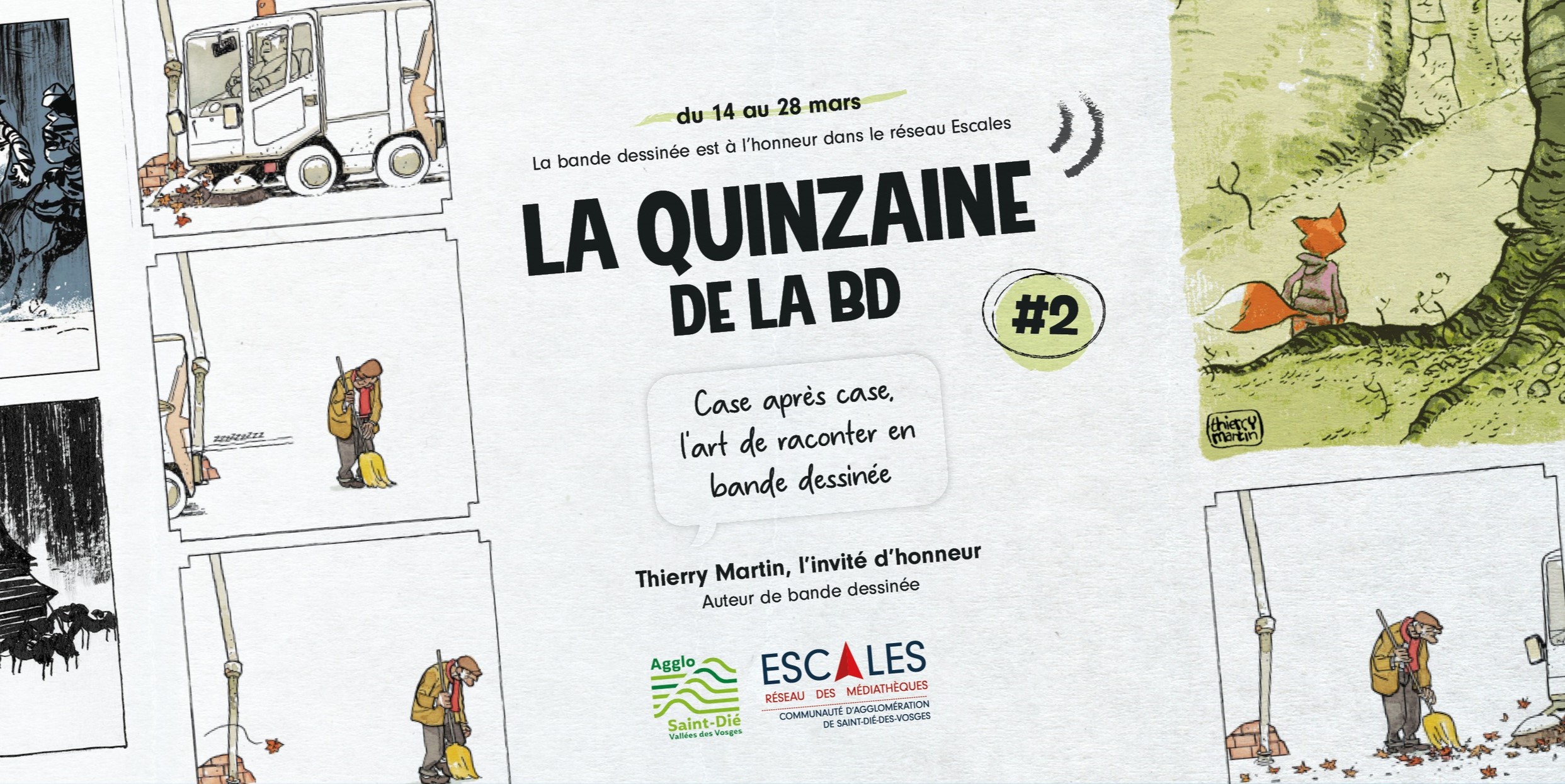 Quinzaine de la BD – Visite guidée de l’exposition Case après case