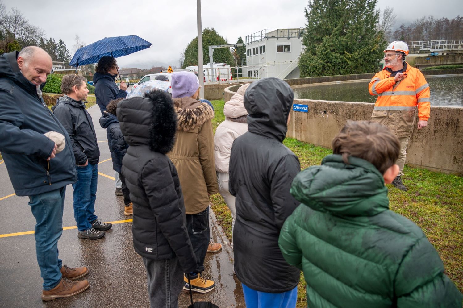Une visite à la station d’épuration