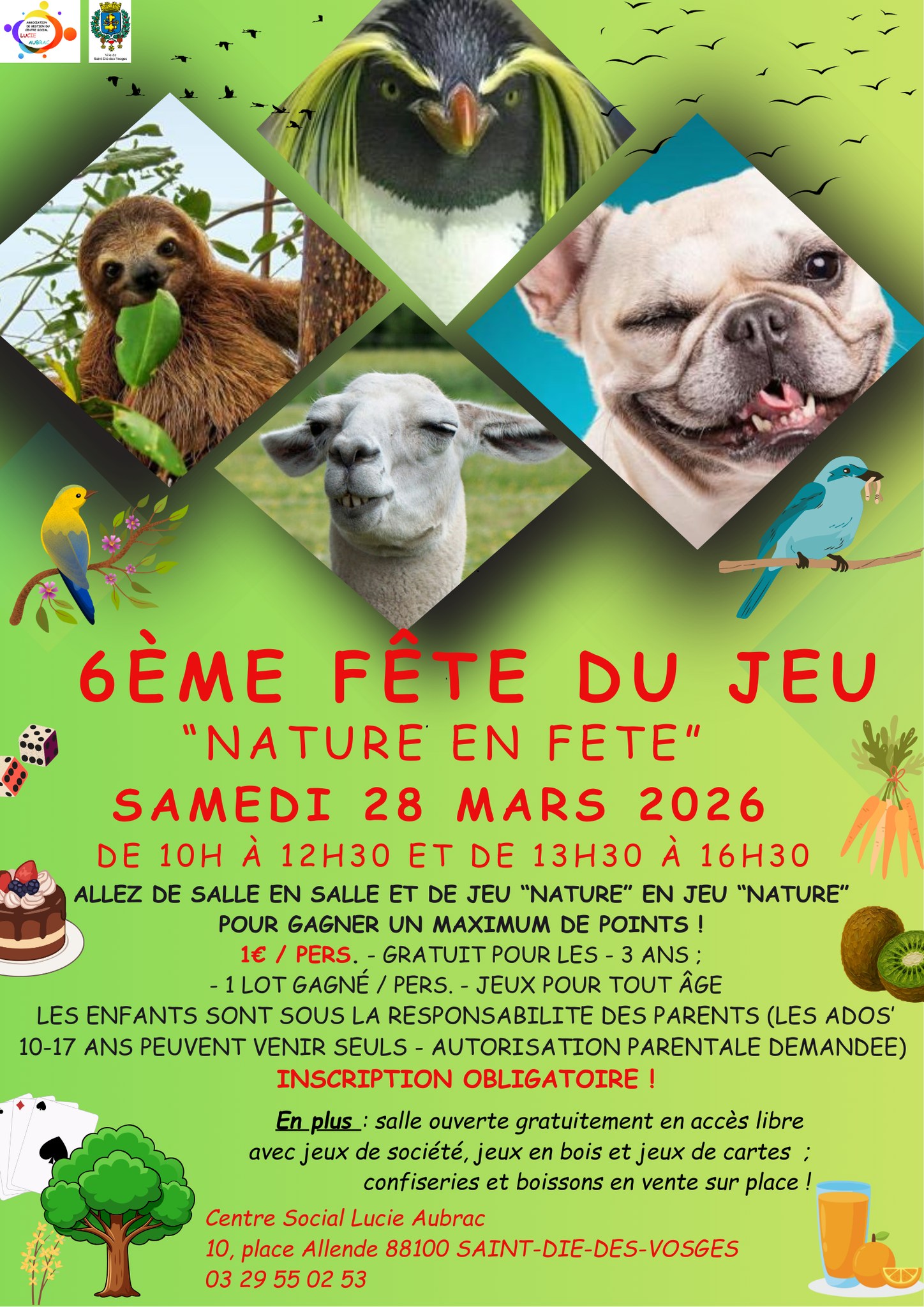 6e édition de la Fête du jeu sur la thématique « Nature en fête »