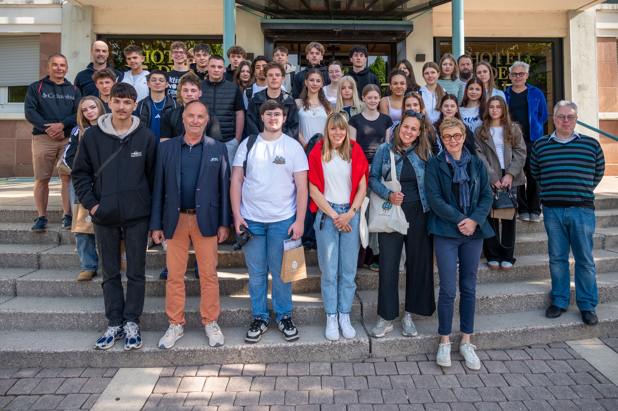 Les élèves de l’échange franco-allemand reçus à l’hôtel de ville
