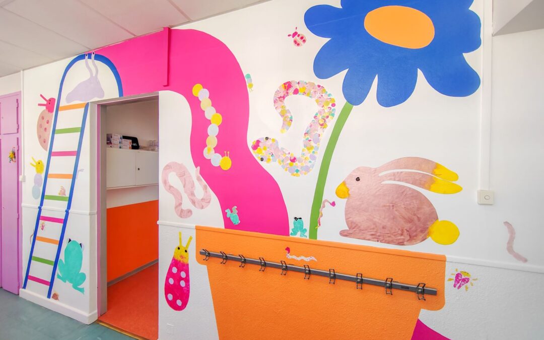 Une fresque printanière à l’école Paul-Elbel