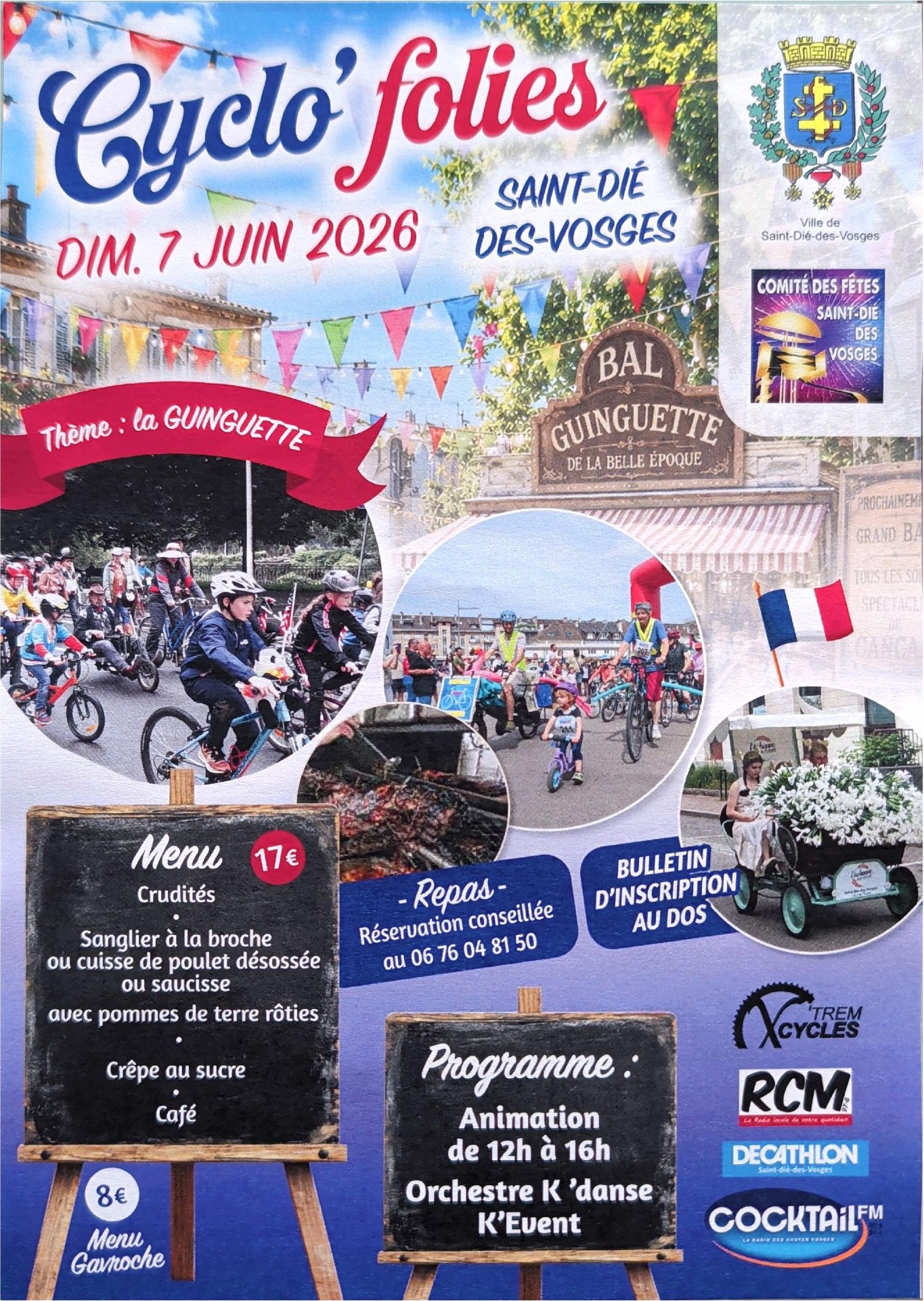 Cyclofolies sur le thème « La guinguette »