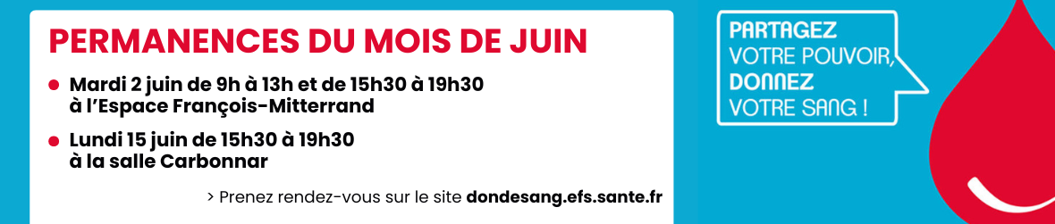 bandeau don de sang mois de juin