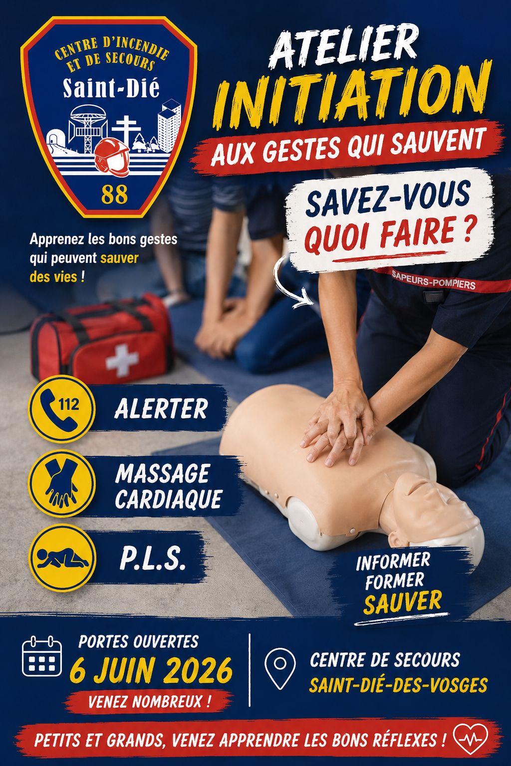 Portes ouvertes du centre de secours et d’incendie