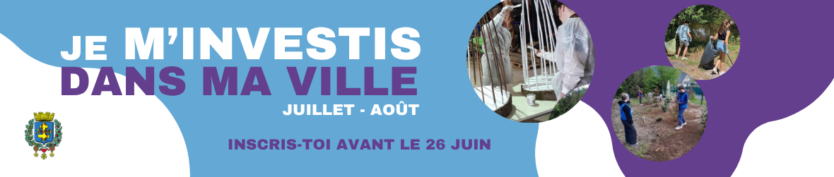 je m'investis dans ma ville 2026