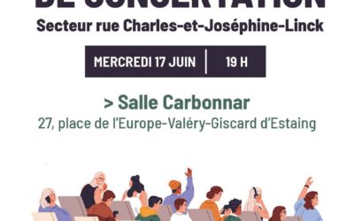 Vitesse excessive : Concertation sur le secteur Charles-et-Joséphine-Linck