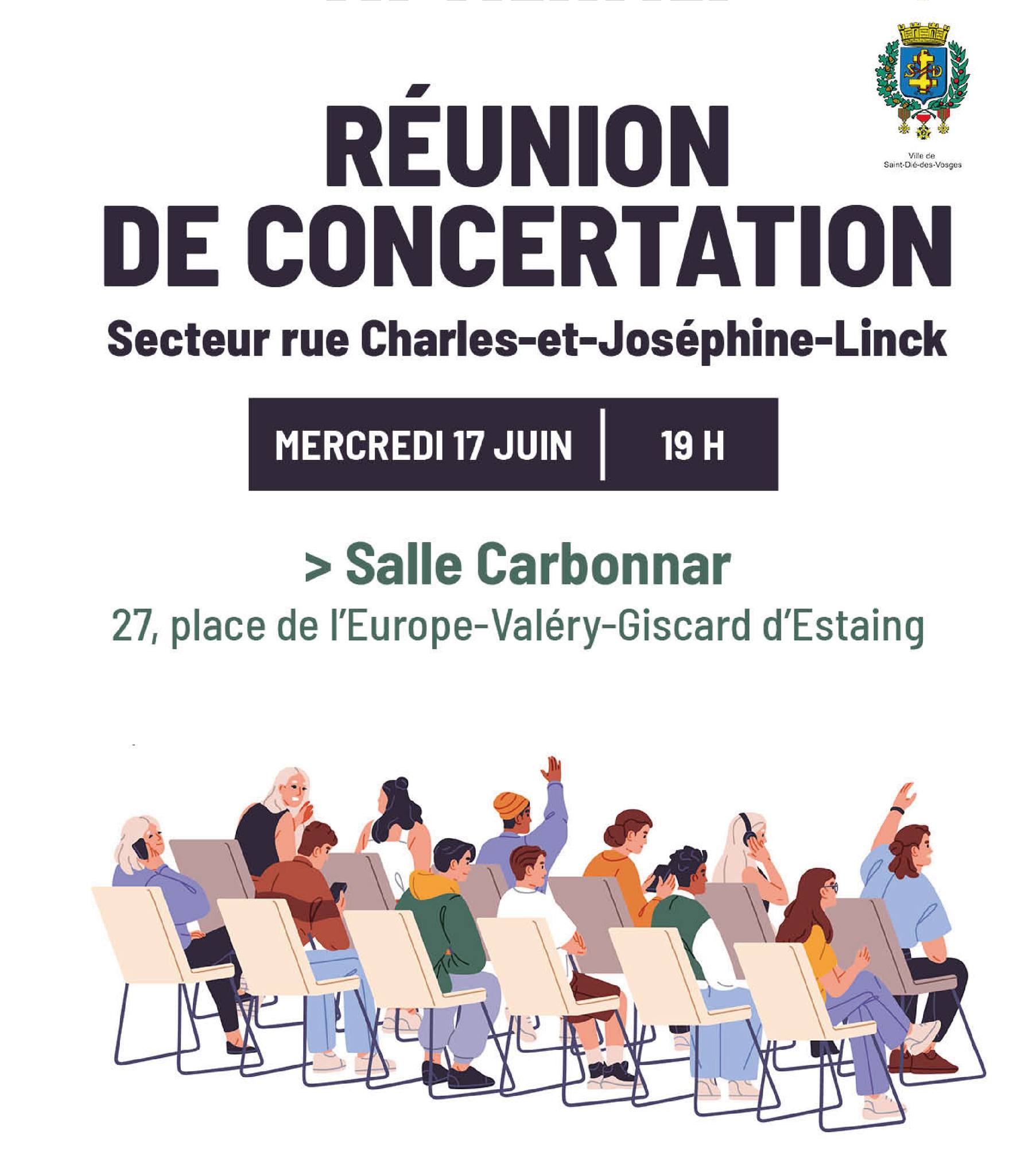 Réunion de concertation autour de la vitesse dans le secteur Charles-et-Joséphine Linck (lotissement Jacquot)