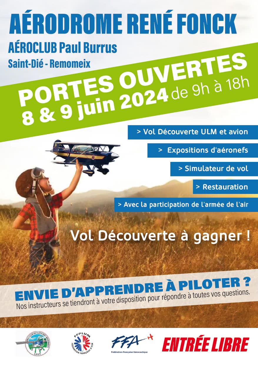 Portes ouvertes de l’aéroclub Paul-Burrus
