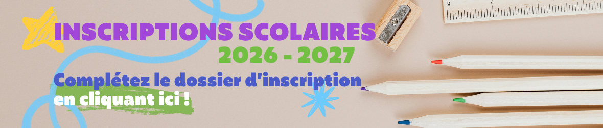 slide inscriptions scolaires 2026