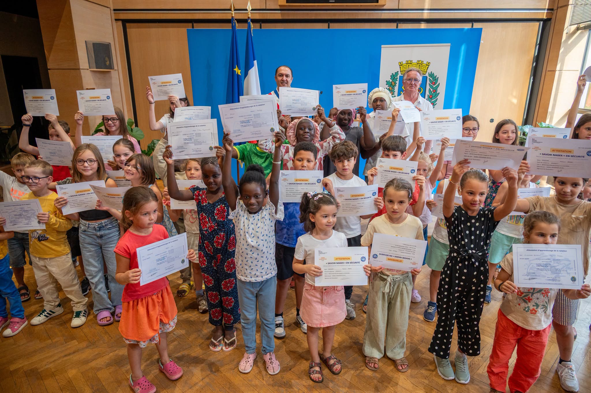 55-neo-nageurs-diplomes J'apprends à nager : 55 néo-nageurs diplômés !