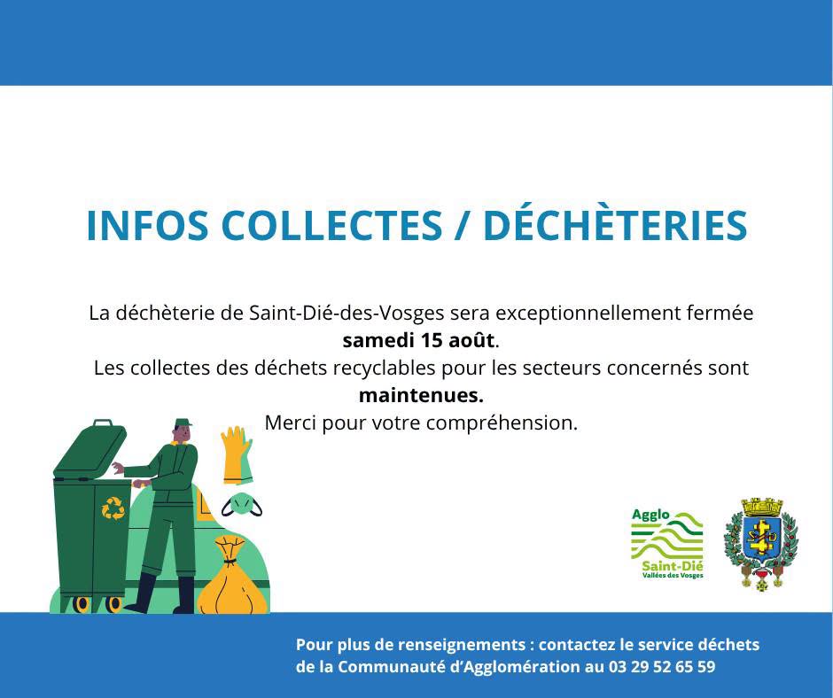infos collectes 15 aout 2026
