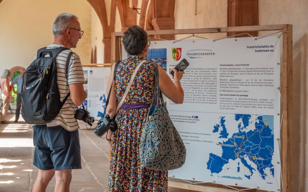 Les jumelages déodatiens à l&rsquo;honneur au cloître de la cathédrale