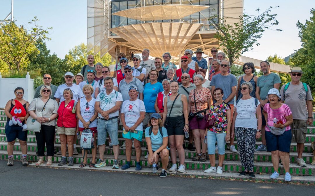 Une cinquantaine de personnes ont marché pour le don du sang