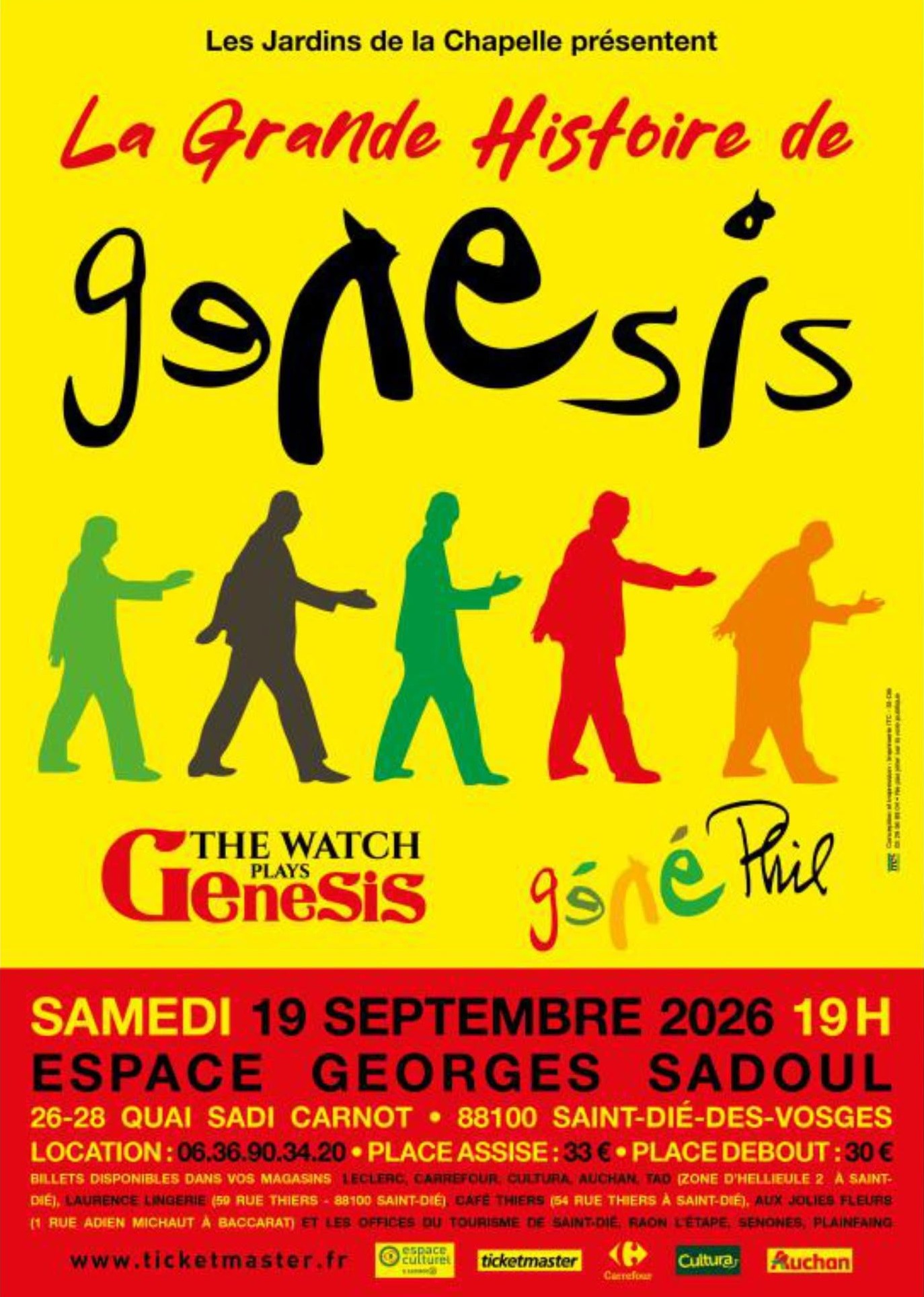 Concert « La Grande Histoire de Genesis » par The watch