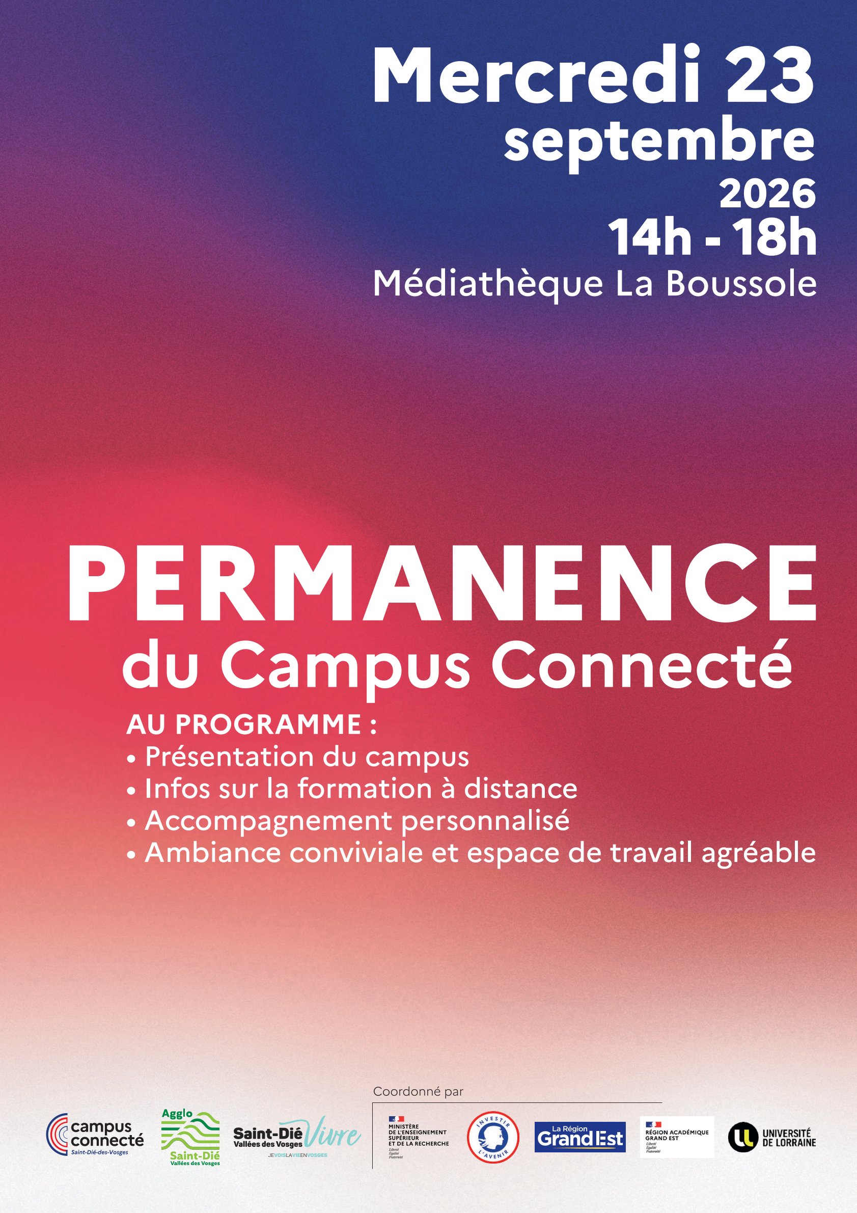 Permanence du Campus Connecté