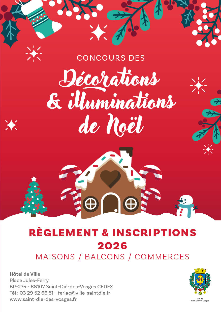 AFFICHE-DECO-DE-NOEL concours des décorations et illuminations de noël 2026