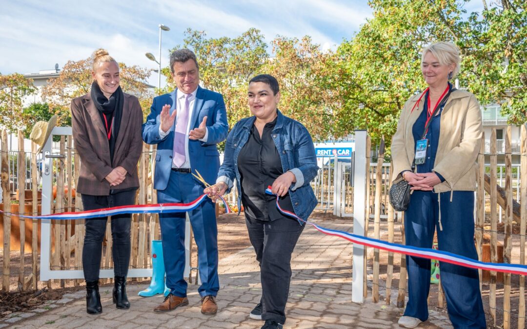 Quartiers 2030 : Un coin de verdure sur la place Salvador-Allende inaugurée