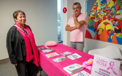 Un stand de sensibilisation à la Clinic Alpha